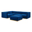 mid mod couch Modway Furniture Sofas and Armchairs Gold Navy