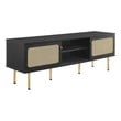 tv cabinet with speakers Modway Furniture Black