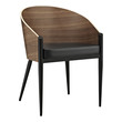 black dining chairs ikea Modway Furniture Dining Chairs Walnut
