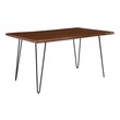modern style dining table set Modway Furniture Dining Room Tables Black Walnut