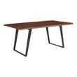 small mid century modern dining table Modway Furniture Bar and Dining Tables Black Walnut