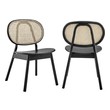dining table chairs mid century modern Modway Furniture Dining Chairs Black