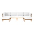 red sectional with chaise Modway Furniture Sofa Sectionals Gray White
