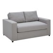 sectional sofa beds for small spaces Modway Furniture Sofas and Armchairs Flint Gray Linen Blend