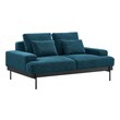 leather brown sectional couch Modway Furniture Sofas and Armchairs Azure