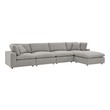 green velour couch Modway Furniture Sofas and Armchairs Light Gray