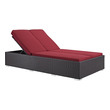 2 piece conversation set Modway Furniture Daybeds and Lounges Espresso Red