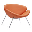 velvet club chair Modway Furniture Lounge Chairs and Chaises Orange
