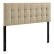 double bed and headboard Modway Furniture Headboards Beige