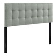 styling bed without headboard Modway Furniture Headboards Gray