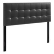 metal bed frame and headboard Modway Furniture Headboards Black