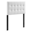 black full size bed frame with headboard Modway Furniture Headboards White