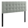 full bed with storage with headboard Modway Furniture Headboards Gray