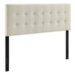 twin size headboard and footboard Modway Furniture Headboards Ivory