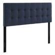 double bed with high headboard Modway Furniture Headboards Navy