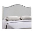 white single bed headboard Modway Furniture Headboards Sky Gray