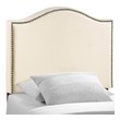 california king tufted bed Modway Furniture Headboards Ivory