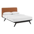 queen tufted headboard and frame Modway Furniture Beds Cappuccino Orange