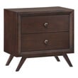 tiled bedside tables Modway Furniture Case Goods Night Stands Cappuccino