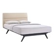 twin xl box spring for king Modway Furniture Beds Black Beige