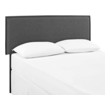 upholstered bed headboard Modway Furniture Headboards Gray