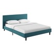 queen bed frame walnut Modway Furniture Beds Beds Teal