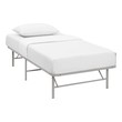white bed base Modway Furniture Beds Gray