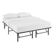 grey king bed frame with storage Modway Furniture Beds Brown