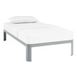 walnut bed frame full Modway Furniture Beds Gray