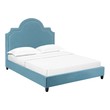 full size bed frame with storage with headboard Modway Furniture Beds Sea Blue