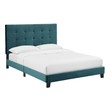 low profile twin bed frame Modway Furniture Beds Sea Blue