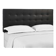 queen bed frame with fabric headboard Modway Furniture Headboards Black
