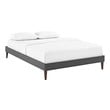 contemporary king bed frame Modway Furniture Beds Gray