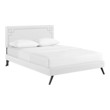 upholstered king bed Modway Furniture Beds Beds White