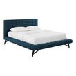twin size metal bed Modway Furniture Beds Blue