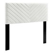 king headboard with side tables Modway Furniture Headboards White