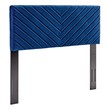 queen upholstered bed Modway Furniture Headboards Navy