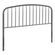storage headboard bed frame Modway Furniture Headboards Gray