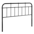 metal bed frame without headboard Modway Furniture Headboards Black