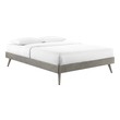 twin bed frame without headboard Modway Furniture Beds Gray