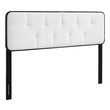 double bed head with storage Modway Furniture Headboards Black White