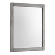 round mirror with design Modway Furniture Case Goods Gray