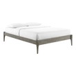 tufted bed frame queen with storage Modway Furniture Beds Gray