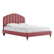 grey queen bed frame Modway Furniture Beds Dusty Rose