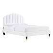 queen size upholstered bed with storage Modway Furniture Beds White