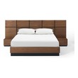 grey velvet king bed Modway Furniture Bedroom Sets Walnut
