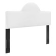 queen beige upholstered bed Modway Furniture Headboards White