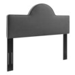 queen bed head cover Modway Furniture Headboards Charcoal