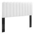 bed with wall headboard Modway Furniture Headboards White