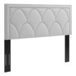 king single fabric bed frame Modway Furniture Headboards Light Gray